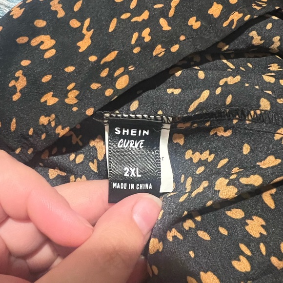 ⭐️3/$15 Shein Leopard Print Babydoll Dress - Picture 3 of 3